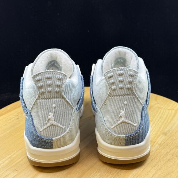 Nike Air Jordan 4 Retro Tex Shoes "Denim" Sail Gum IB6716-100 Size 7 NEW - Picture 7 of 10